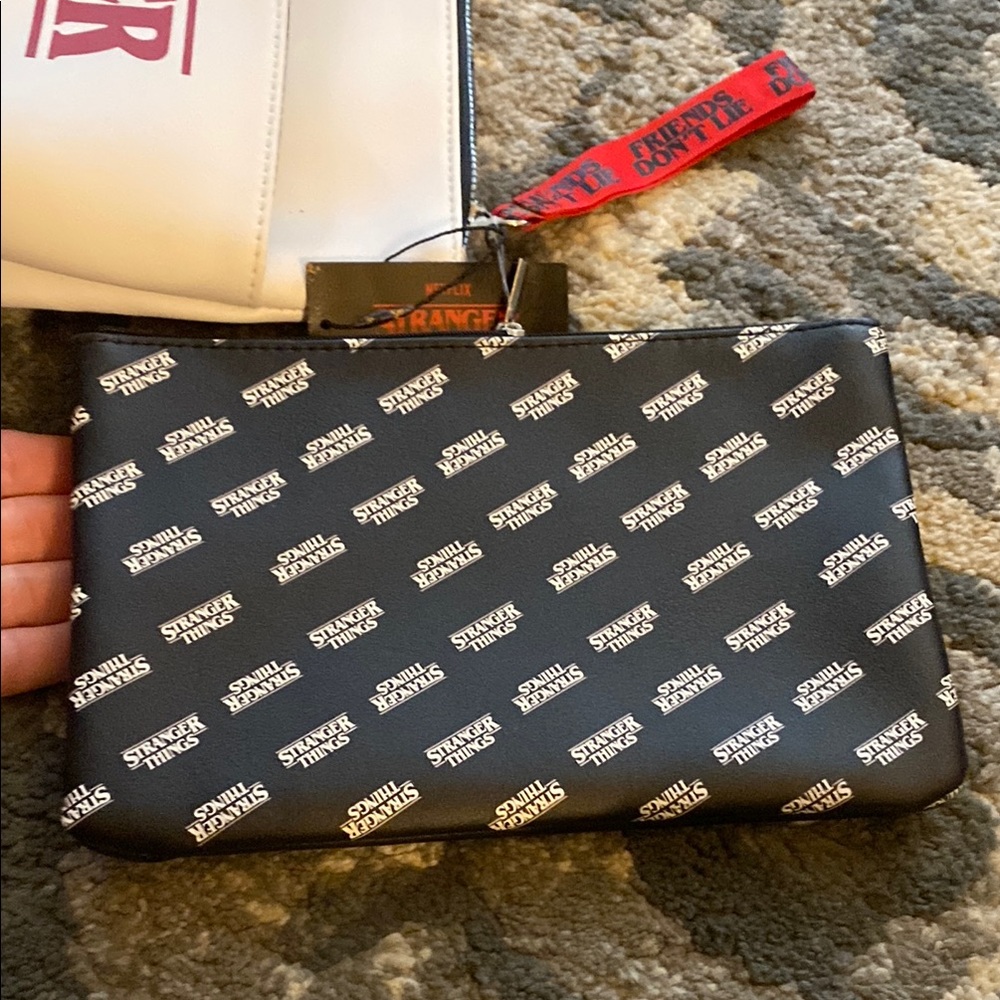 White and Black Cosmetic/Toiletry Bag - Picture 2 of 5